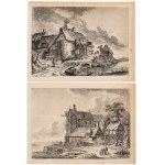 Franz Edmund Weirotter, Franz Edmund Weirotter Landscape with houses on the riverbank | Landscape with chalets,