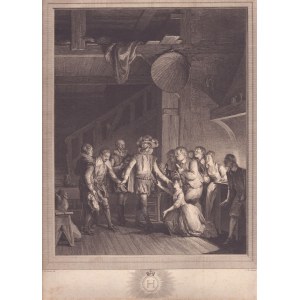 Jean Baptiste Simonet, Jean Baptiste Simonet Henry IV at the Miller’s House, after Jean-Michel Moreau le Jeune,