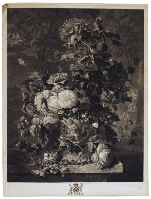 Richard Earlom, Richard Earlom Still Life with a Bouquet of Flowers, after Jan van Huysum, 1778