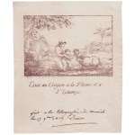 Dominique Vivant Denon, Dominique Vivant Denon Essai au crayon à la plume et à l’estompe, 1809