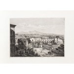 Luigi Rossini, Luigi Rossini View of the ancient Porta Latina, with the ancient walls of Rome, 1823