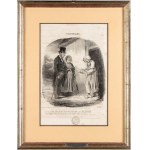 Honoré Daumier, Honoré Daumier Pastorales, no. 48: En v'ia, mon biau tnosieu, du lait comme vous n'en trouvais point dans vot Paris!,