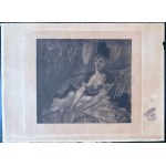 Félicien Rops, Félicien Rops Le coup de la jarretiere,