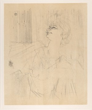 Henri Toulouse-Lautrec, Henri Toulouse-Lautrec Yvette Guilbert - A Menilmontant de Bruant,