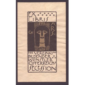GUSTAV KLIMT, GUSTAV KLIMT Ex libris der Vereinigung bildender Künstler Österreichs Secession, 1898