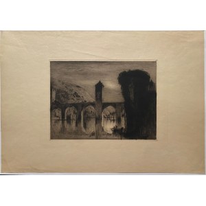 Frank Brangwyn, Frank Brangwyn Le Pont Valentre a Cahors,