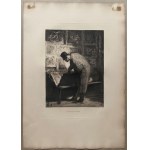Charles Bourgeat, Charles Bourgeat L'amateur d'estampes, after Henri Daumier,