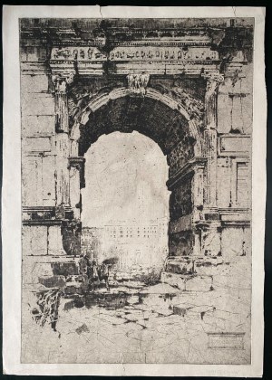 LUIGI KASIMIR, LUIGI KASIMIR Arch of Titus, Rome, 1923