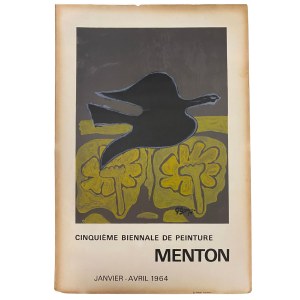 GEORGES BRAQUE, GEORGES BRAQUE Cinquième Biennale du Peinture Menton, 1964