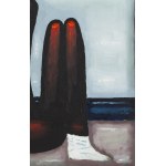 Jerzy Nowosielski (1923 Kraków - 2011 Kraków), Akt na plaży, 1988