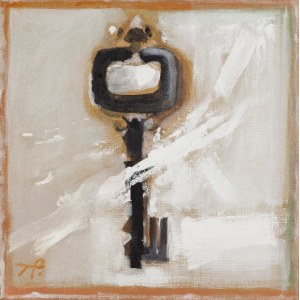 Teresa Pągowska (1926 Warsaw - 2007 Warsaw), Key from the series Objects, 1999