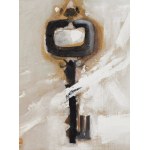 Teresa Pągowska (1926 Warsaw - 2007 Warsaw), Key from the series Objects, 1999