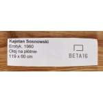 Kajetan Sosnowski (1913 Wilno - 1987 Warszawa), Erotyk, 1960