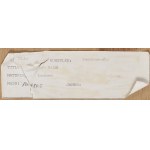 Kajetan Sosnowski (1913 Wilno - 1987 Warszawa), Obraz szyty biały z cyklu Układy równowartościowe