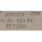 Tadeusz Dominik (1928 Szymanów - 2014 Warszawa), Pejzaż, 1999