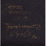 Teresa Tyszkiewicz (1953 Ciechanow - 2020 Paris, France), Red Triangle No. 2, 2009