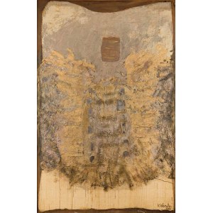 Aleksander Kobzdej (1920 Olesko - 1972 Warsaw), Glade in Gold, 1960/61