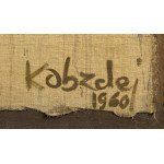 Aleksander Kobzdej (1920 Olesko - 1972 Warsaw), Glade in Gold, 1960/61