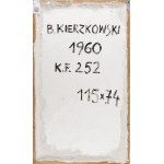 Bronisław Kierzkowski (1924 Łódź - 1993 Warszawa), Kompozycja fakturowa nr 252, 1960