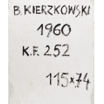 Bronisław Kierzkowski (1924 Łódź - 1993 Warszawa), Kompozycja fakturowa nr 252, 1960