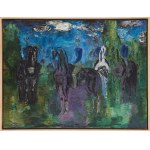 Eugeniusz Geppert (1890 Lviv - 1979 Wroclaw), Polish Cavalry, 1962.