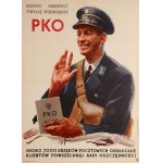 Lucjan JAGODZIŃSKI (1897-1971 ), Najlepiej zabezpieczy twoje pieniądze PKO, 1963