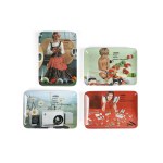 Varimex - set of 4 advertising ashtrays