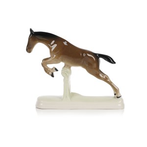 Figurine Horse, Porcelain and Table Porcelite Works Chodzież