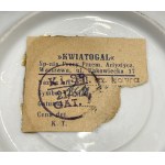 Filżanka with saucer, Cooperative of Folk and Artistic Industry Kwiatogal