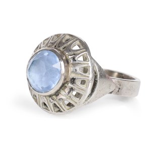 Silver ring with topaz, Warmet-Resovia