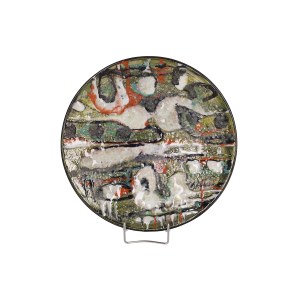 Decorative platter, Enamel Olkusz