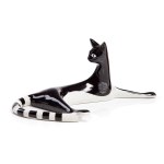 Figurine "Cat lying down", Table Porcelany Works "Ćmielów"