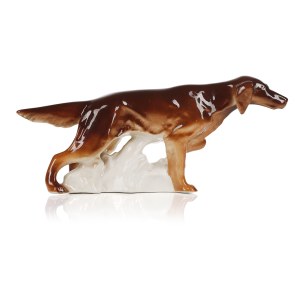 Figurine Irish Setter, State Porcelain Factory Lomonosov.