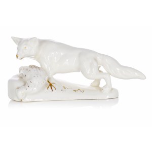 Fox figurine, Royal Dux
