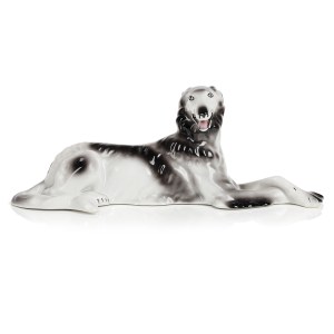 Lying Greyhound figurine