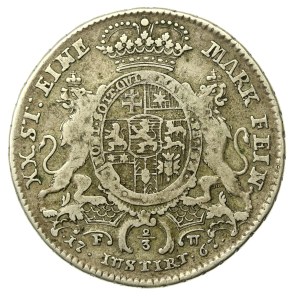 Nemecko, Hesensko, Fridrich II, 2/3 toliarov, 1767 (527)