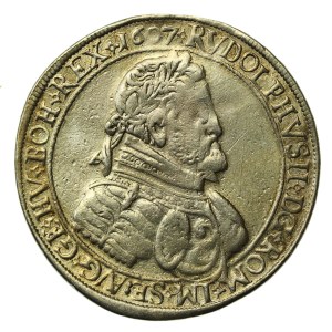 Rakúsko, Rudolf II, thaler 1607, Tirolsko (538)