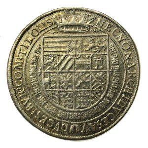 Rakúsko, Rudolf II, thaler 1607, Tirolsko (538)