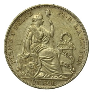 Peru, 1 sol, 1914 (544)