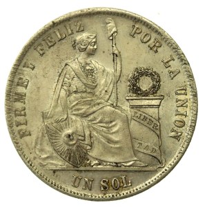 Peru, 1 sol, 1914 (545)