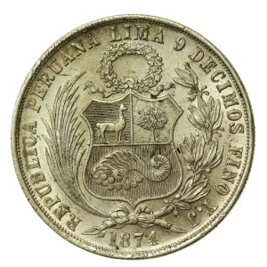 Peru, 1 sol, 1914 (545)