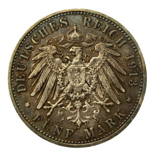 Nemecko, Prusko, Wilhelm II, 5 mariek 1913 (613)