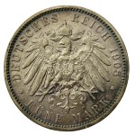 Germany, Hamburg, 5 marks 1908 (618)