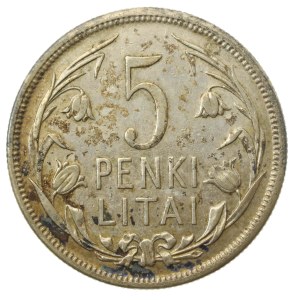 Litva, 5 litov 1925 (630)