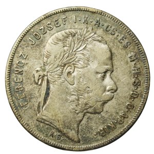 Maďarsko, František Jozef I., 1 forint 1879 (632)