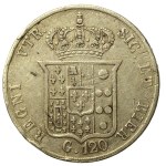 Italy, Kingdom of Sicily, Ferdinand II, 120 Grani, 1856 (701)