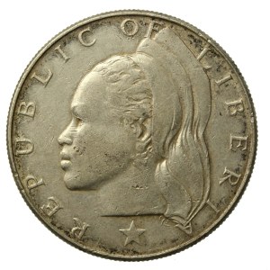 Liberia, 1 dolar 1961 (704)