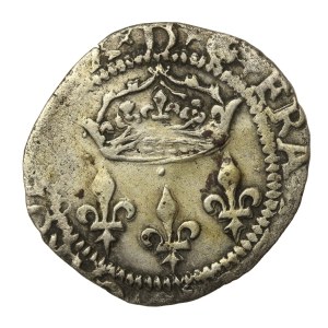 Henry III of Valois, double sol 1575, Montpelier. A rarity! (775)