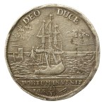 Augustus II the Strong, 1/3 thaler 1717, Dresden, death of Anna Sophia (mother of Augustus II). Rarity (785)