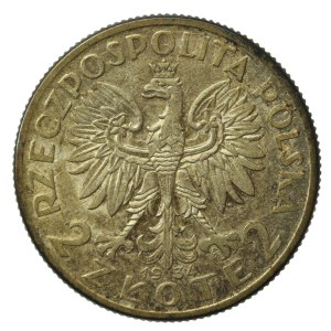 II RP, 2 złote 1934 Głowa Kobiety (649)